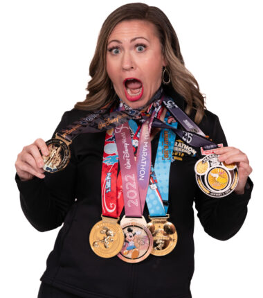 Jenna Horrigan with medals