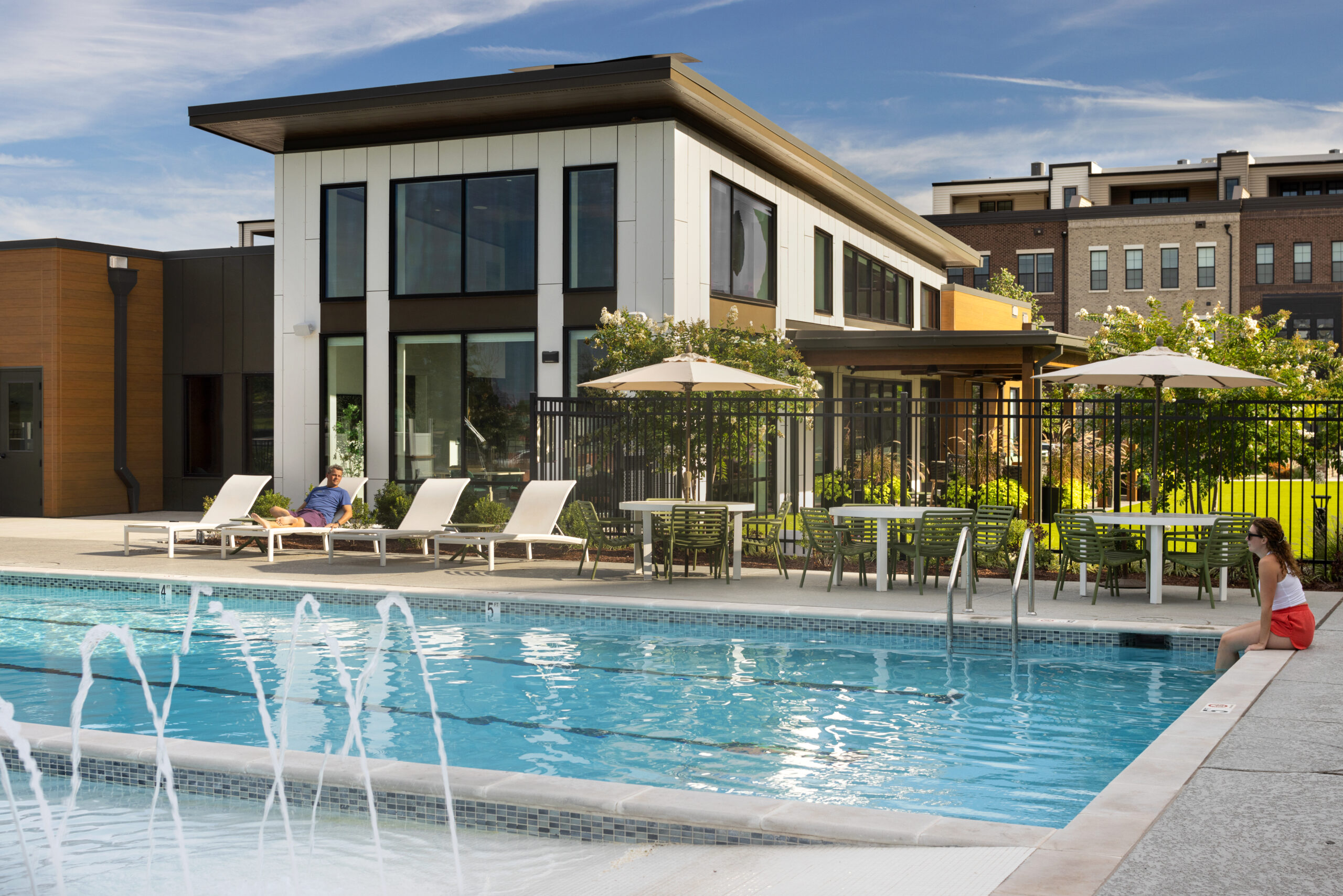 Metro Walk pool and outdoor amenities
